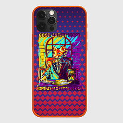 Чехол для iPhone 12 Pro Кот - сфинкс Крестный отец, цвет: 3D-красный