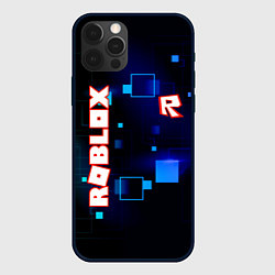 Чехол для iPhone 12 Pro ROBLOX неоновые кубики, цвет: 3D-черный