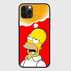 Чехол для iPhone 12 Pro Homer dream, цвет: 3D-черный