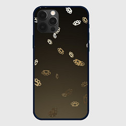 Чехол для iPhone 12 Pro Brass knuckles кастет, цвет: 3D-черный