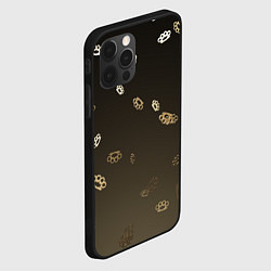 Чехол для iPhone 12 Pro Brass knuckles кастет, цвет: 3D-черный — фото 2