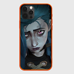 Чехол для iPhone 12 Pro Jinx Аркейн и ты, цвет: 3D-красный