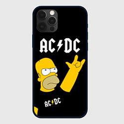 Чехол iPhone 12 Pro AC DC ГОМЕР СИМПСОН SIMPSONS