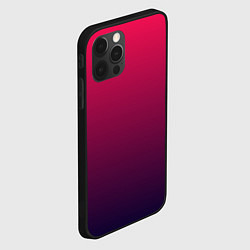 Чехол для iPhone 12 Pro RED to dark BLUE GRADIENT, цвет: 3D-черный — фото 2