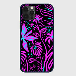 Чехол для iPhone 12 Pro Цветочная композиция Fashion trend, цвет: 3D-черный