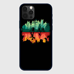 Чехол для iPhone 12 Pro Stranger Things Wrong Side, цвет: 3D-черный