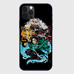 Чехол iPhone 12 Pro КЛИНОК,РАССЕКАЮЩИЙ ДЕМОНОВ Kimetsu no Yaiba