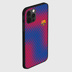 Чехол для iPhone 12 Pro Fc barcelona барселона fc абстракция, цвет: 3D-черный — фото 2