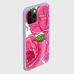 Чехол для iPhone 12 Pro Летне-розовое настроение, цвет: 3D-светло-сиреневый — фото 2