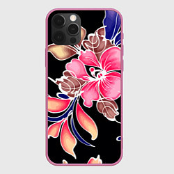 Чехол для iPhone 12 Pro Сон в летнюю ночь Beautiful flower, цвет: 3D-малиновый