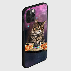 Чехол для iPhone 12 Pro Космический котёнок диджей Space DJ Cat, цвет: 3D-черный — фото 2