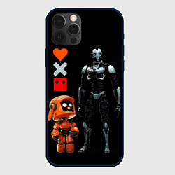 Чехол для iPhone 12 Pro Любовь Смерть и Роботы Love Death and Robots, цвет: 3D-черный