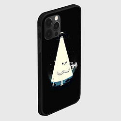 Чехол для iPhone 12 Pro Дружелюбный пришелец, цвет: 3D-черный — фото 2
