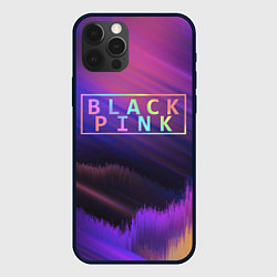 Чехол для iPhone 12 Pro BLACKPINK COLORS, цвет: 3D-черный