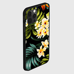 Чехол для iPhone 12 Pro Vanguard floral composition Summer, цвет: 3D-черный — фото 2