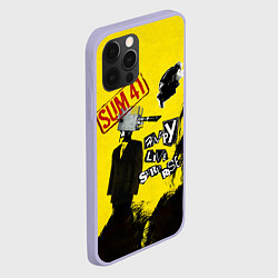 Чехол для iPhone 12 Pro Go Chuck YourselfHappy Live Surprise - Sum 41, цвет: 3D-светло-сиреневый — фото 2