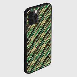 Чехол для iPhone 12 Pro Абстрактный узор камуфляжной расцветки, цвет: 3D-черный — фото 2