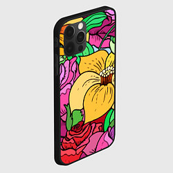 Чехол для iPhone 12 Pro Красочные летние цветы Fashion trend, цвет: 3D-черный — фото 2