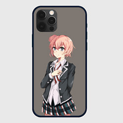 Чехол для iPhone 12 Pro Юи Юигахама OreGairu, цвет: 3D-черный