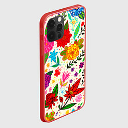 Чехол для iPhone 12 Pro MULTI-COLORED VARIETY OF COLORS, цвет: 3D-красный — фото 2