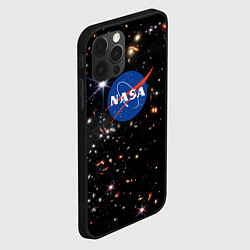 Чехол для iPhone 12 Pro Самое четкое изображение ранней Вселенной NASA Лог, цвет: 3D-черный — фото 2