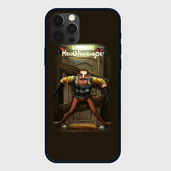 Чехол для iPhone 12 Pro Привет сосед игра, цвет: 3D-черный
