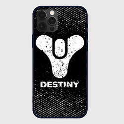Чехол для iPhone 12 Pro Destiny с потертостями на темном фоне, цвет: 3D-черный