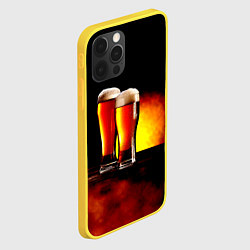 Чехол для iPhone 12 Pro Пивасик с Пенкой, цвет: 3D-желтый — фото 2