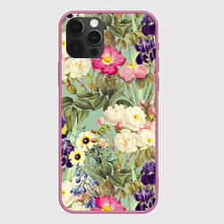 Чехол iPhone 12 Pro Красочные Цветы Лета