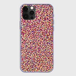 Чехол для iPhone 12 Pro Цветное конфетти, цвет: 3D-светло-сиреневый