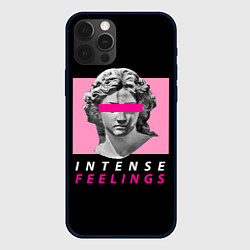 Чехол для iPhone 12 Pro Intense Feelings, цвет: 3D-черный