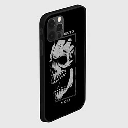 Чехол для iPhone 12 Pro MOMENTO MORI - SKULL, цвет: 3D-черный — фото 2