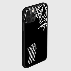 Чехол для iPhone 12 Pro Joy Division - неровность горы, цвет: 3D-черный — фото 2