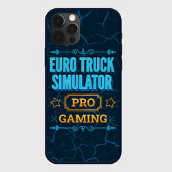 Чехол для iPhone 12 Pro Игра Euro Truck Simulator: pro gaming, цвет: 3D-черный
