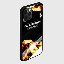 Чехол для iPhone 12 Pro Galatasaray legendary sport fire, цвет: 3D-черный — фото 2