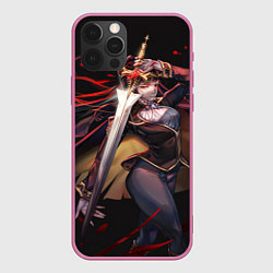 Чехол для iPhone 12 Pro РАСКРЕЯ - Дворянство, цвет: 3D-малиновый