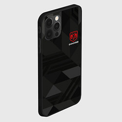 Чехол для iPhone 12 Pro Dodge - абстракция, цвет: 3D-черный — фото 2