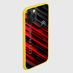 Чехол для iPhone 12 Pro Citroёn - sport, цвет: 3D-желтый — фото 2