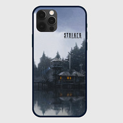 Чехол для iPhone 12 Pro STALKER Причал, цвет: 3D-черный