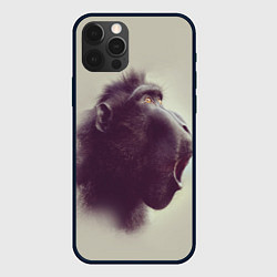 Чехол iPhone 12 Pro Удивленная обезьяна