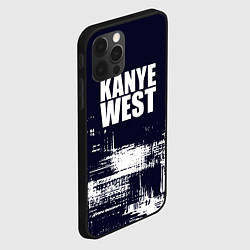Чехол для iPhone 12 Pro Kanye west - краска, цвет: 3D-черный — фото 2