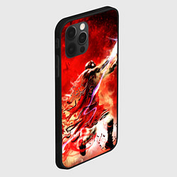 Чехол для iPhone 12 Pro Jordan Graffiti Art, цвет: 3D-черный — фото 2