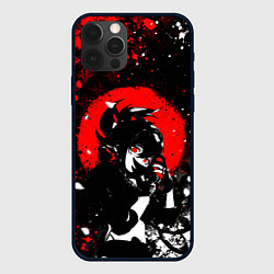 Чехол для iPhone 12 Pro Куки шинобу - Мрачный Геншин, цвет: 3D-черный