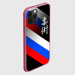 Чехол для iPhone 12 Pro Джиу-джитсу : Россия, цвет: 3D-малиновый — фото 2
