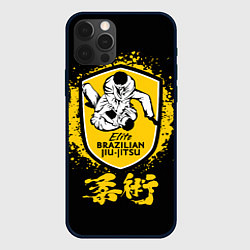 Чехол iPhone 12 Pro Brazilian fight club Jiu-jitsu Elite