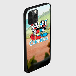 Чехол для iPhone 12 Pro Cuphead природа, цвет: 3D-черный — фото 2