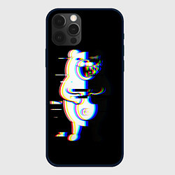 Чехол для iPhone 12 Pro Danganronpa monokuma glitch, цвет: 3D-черный
