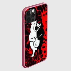 Чехол для iPhone 12 Pro Monokuma laughter, цвет: 3D-малиновый — фото 2