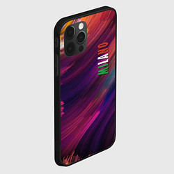 Чехол для iPhone 12 Pro Разноцветная экспрессивная композиция - Milano, цвет: 3D-черный — фото 2