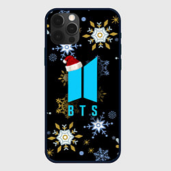 Чехол для iPhone 12 Pro BTS new year, цвет: 3D-черный